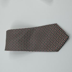 Davvero Benino Navy | Red | Cream Necktie